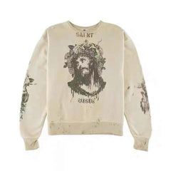 Saint Michael ST49 Jesus Artwork Graphic Sweatshirt