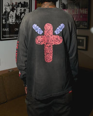 Saint Michael Cross Graphic & Portrait Print Sweatshirt