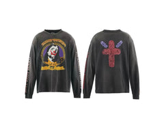 Saint Michael Cross Graphic & Portrait Print Sweatshirt
