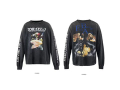 Saint Michael Multi-Patch Artwork Vintage Sweatshirt