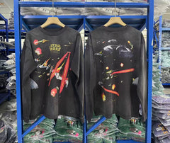 Saint Michael Rocket Graphic & Multi-Print Sweatshirt