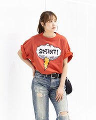 Saint Michael Lightning Graphic Tee