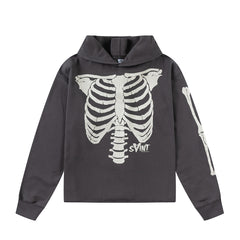 Saint Michael ST148 Skeleton Graphic Hoodie