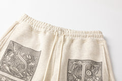 Saint Michael ST334 Grid Panel Graphic Sweatpants