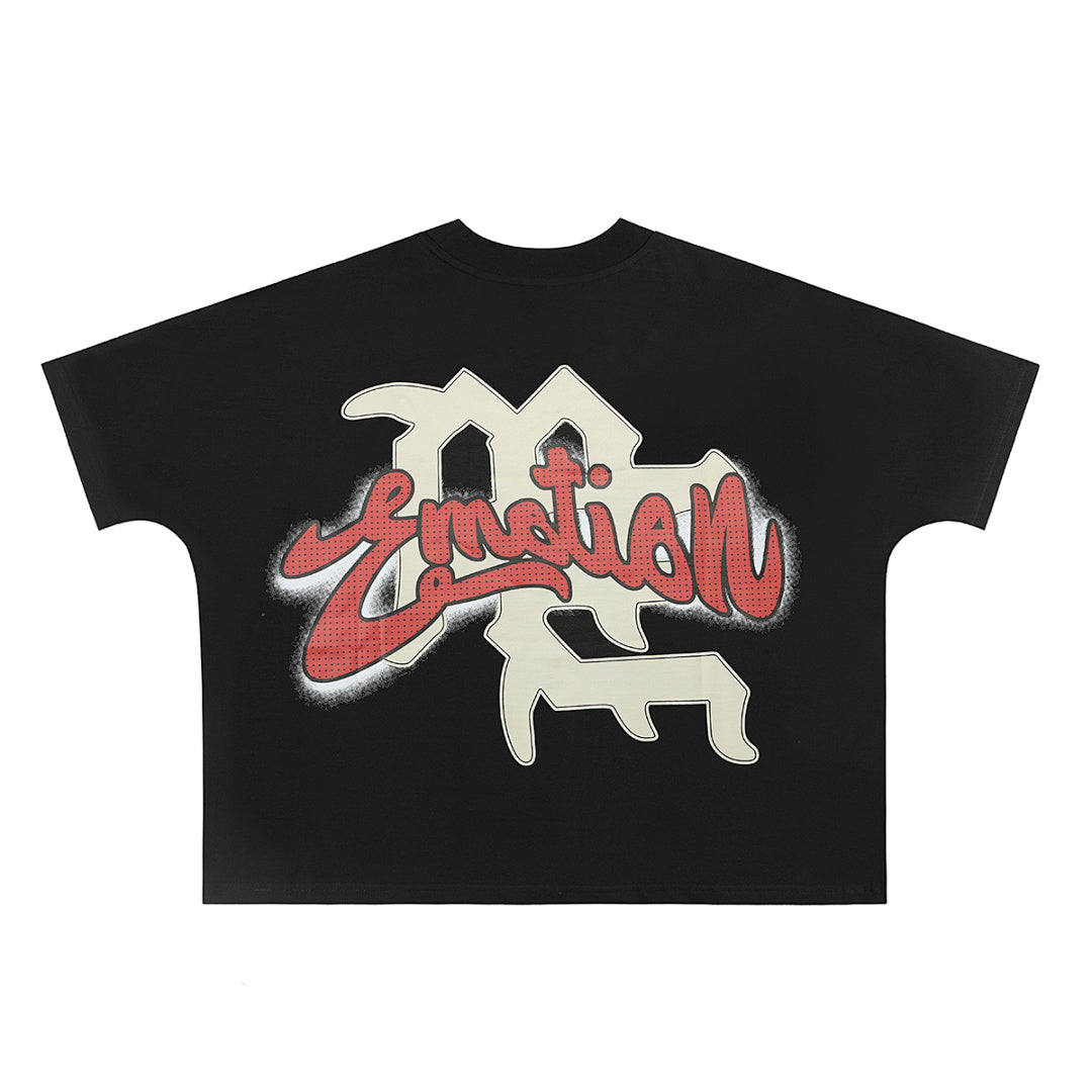 Mixed Emotion Character Graphic Tee
