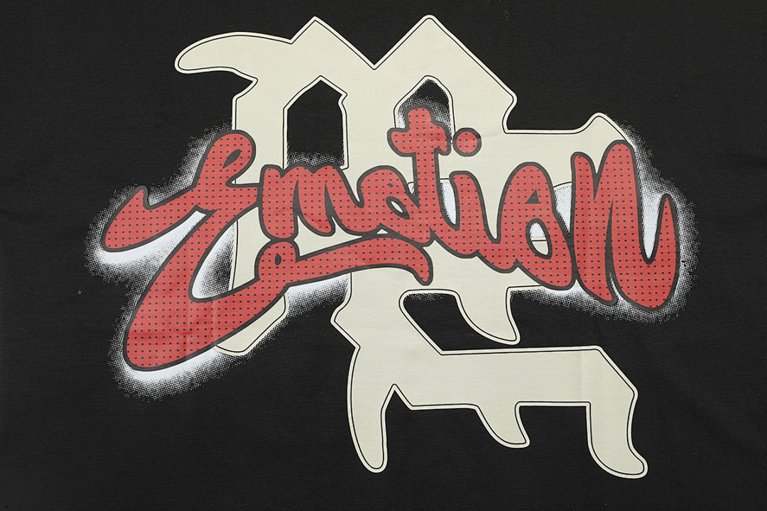 Mixed Emotion Character Graphic Tee