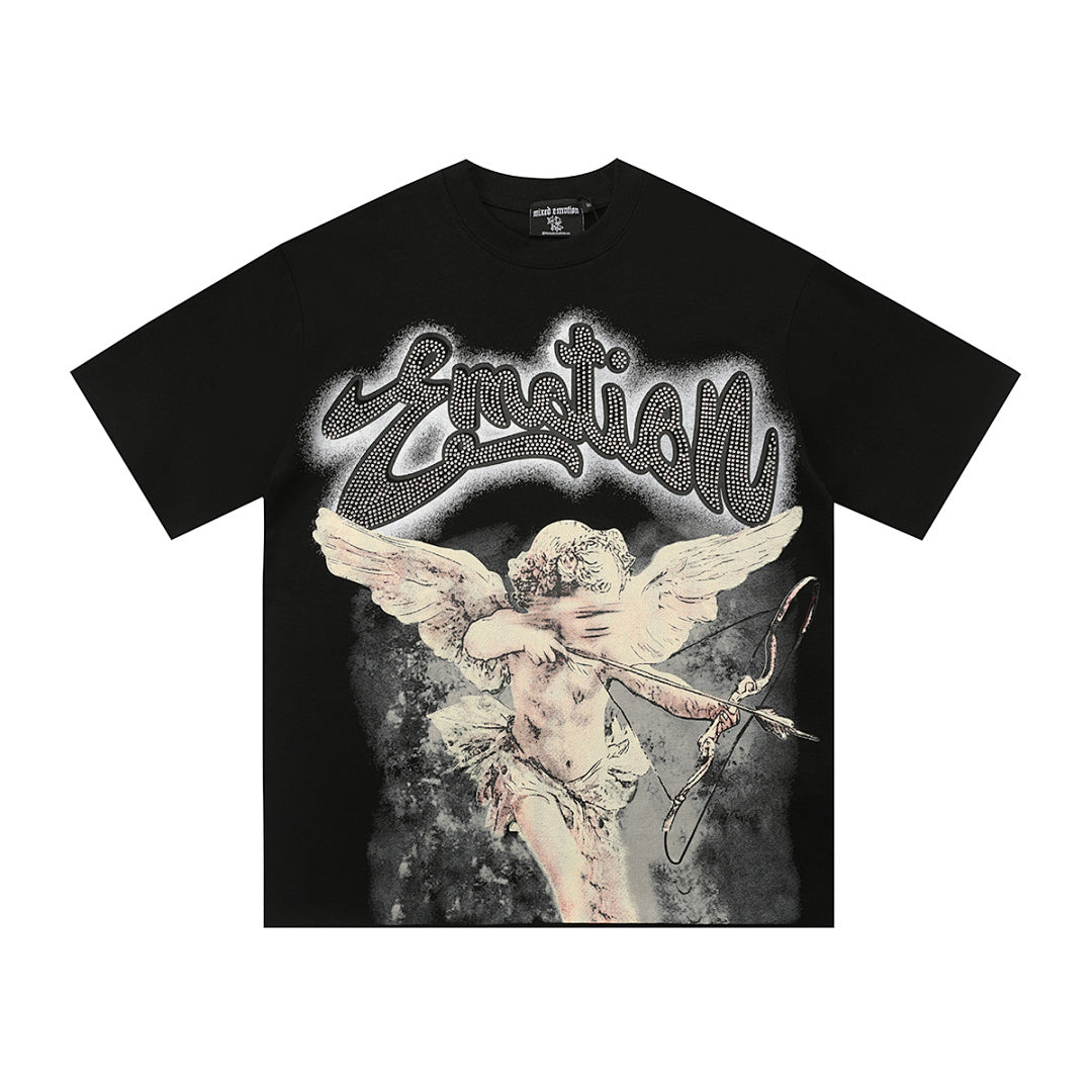 Mixed Emotion Graphic Character Tee