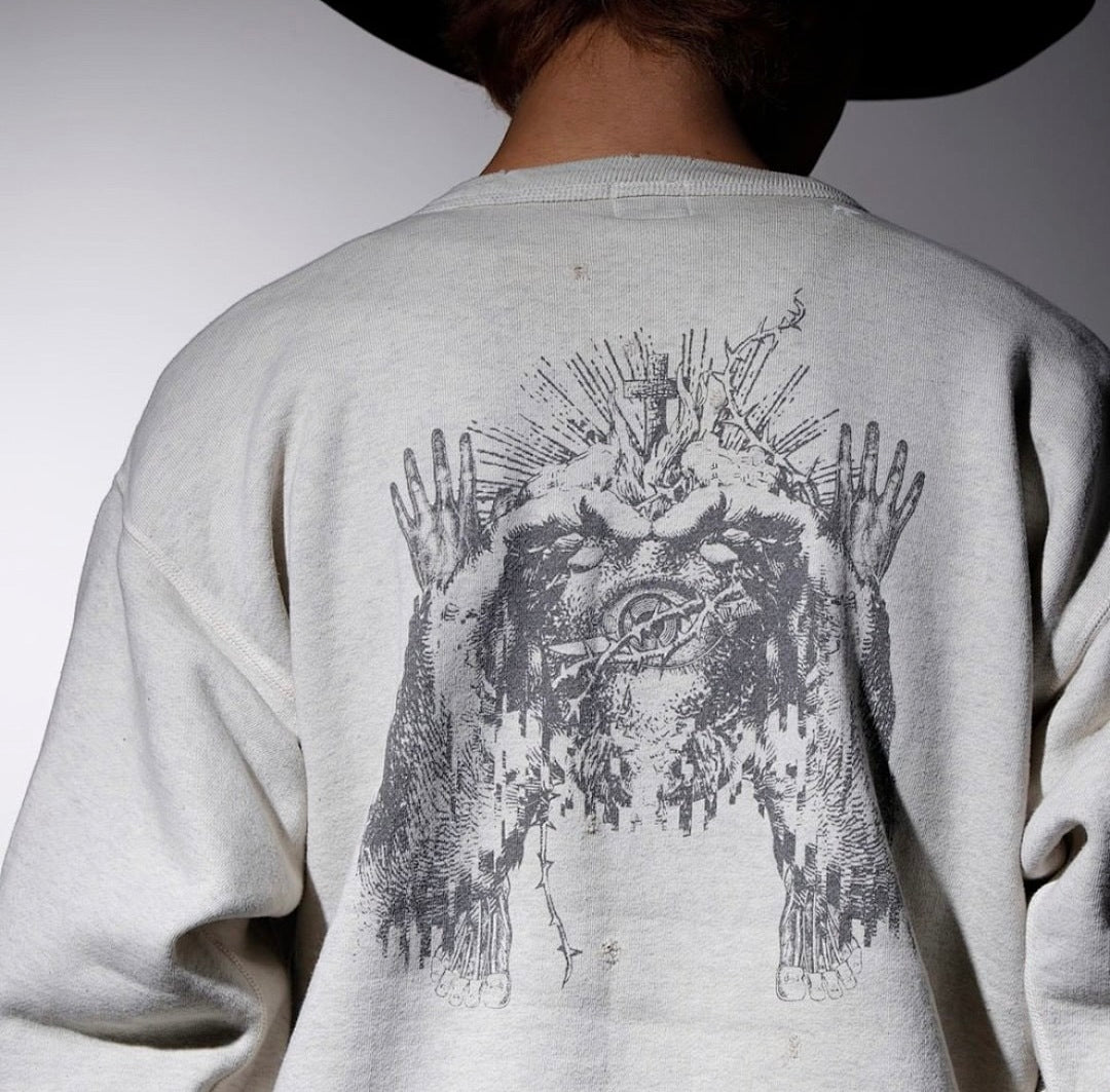 Saint Michael ST49 Jesus Artwork Graphic Sweatshirt