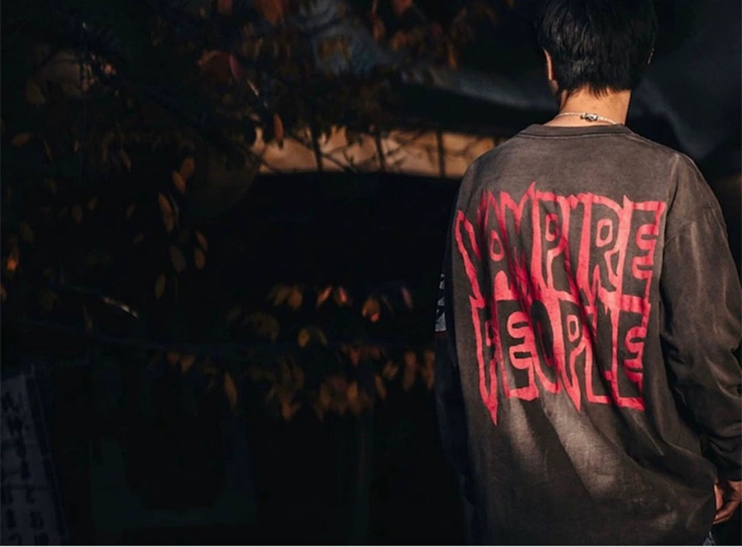 Saint Michael Emblem Patch & Slogan Back Print Sweatshirt