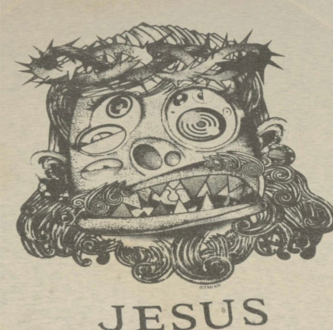 Saint Michael ST121 Jesus Crest Sleeve Graphic Sweatshirt