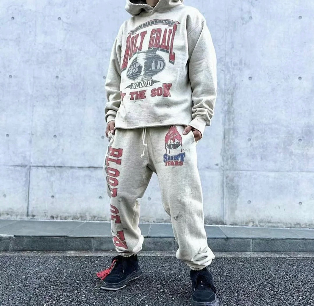 Saint Michael ST142 Blood of The Sun Graphic Sweatpants