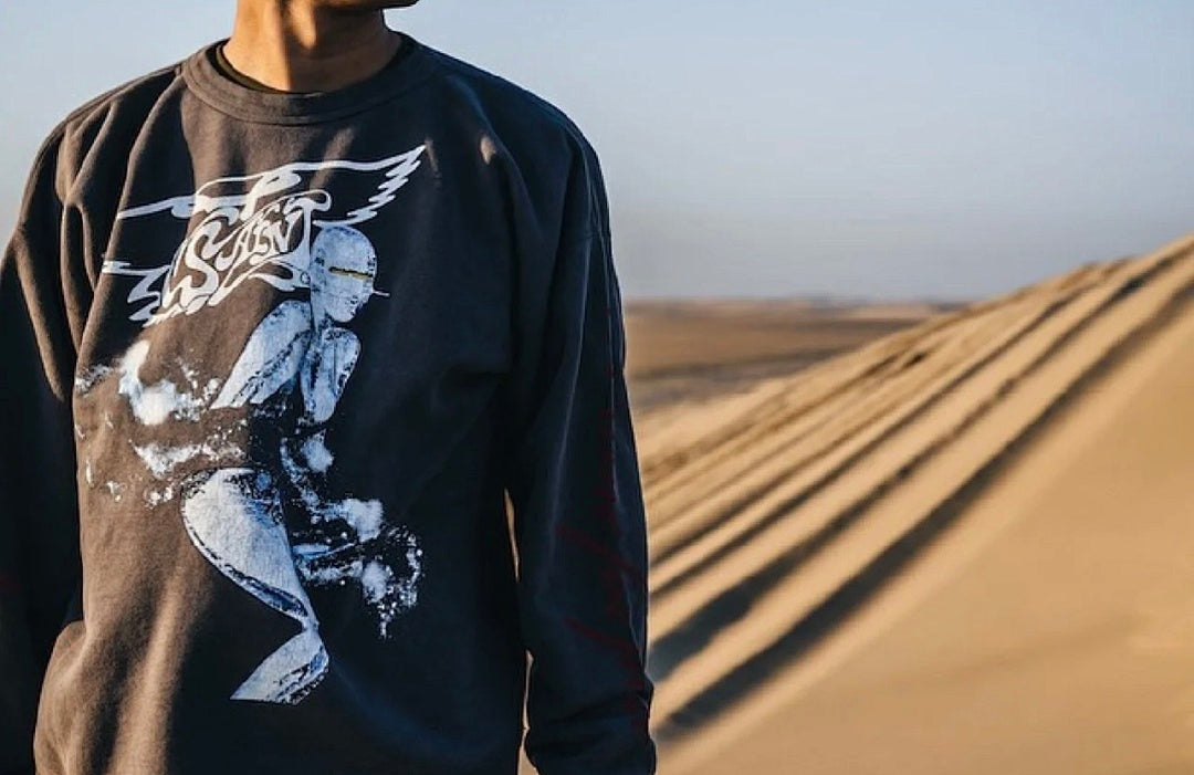 Saint Michael ST147 Cupid Angel Graphic Sweatshirt