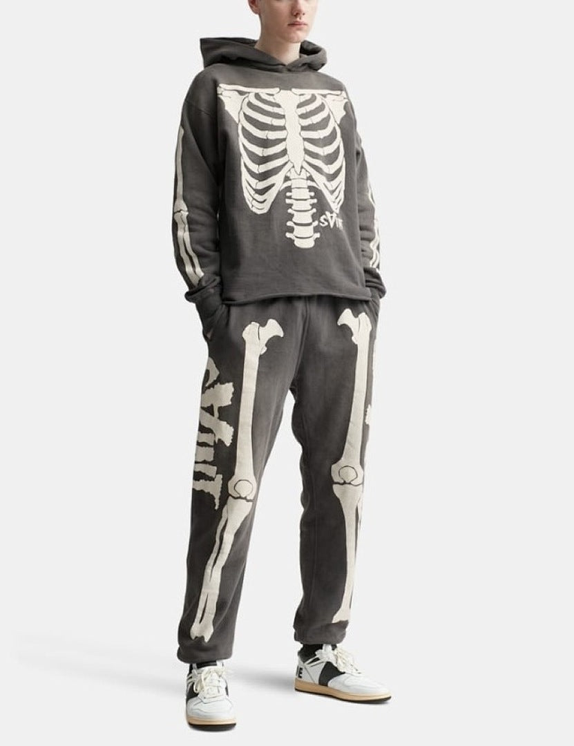 Saint Michael ST148 Skeleton Graphic Hoodie