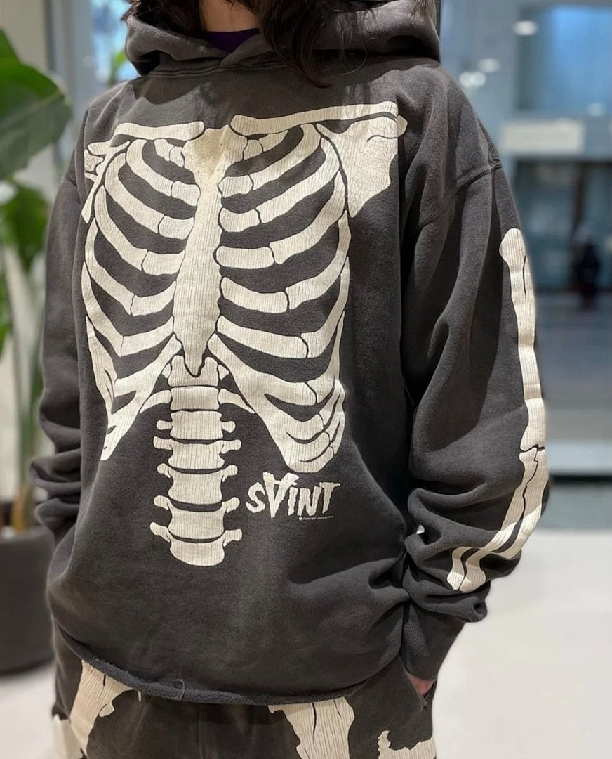 Saint Michael ST148 Skeleton Graphic Hoodie
