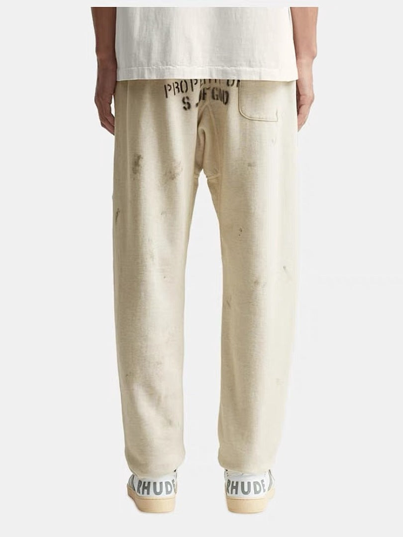 Saint Michael ST334 Grid Panel Graphic Sweatpants