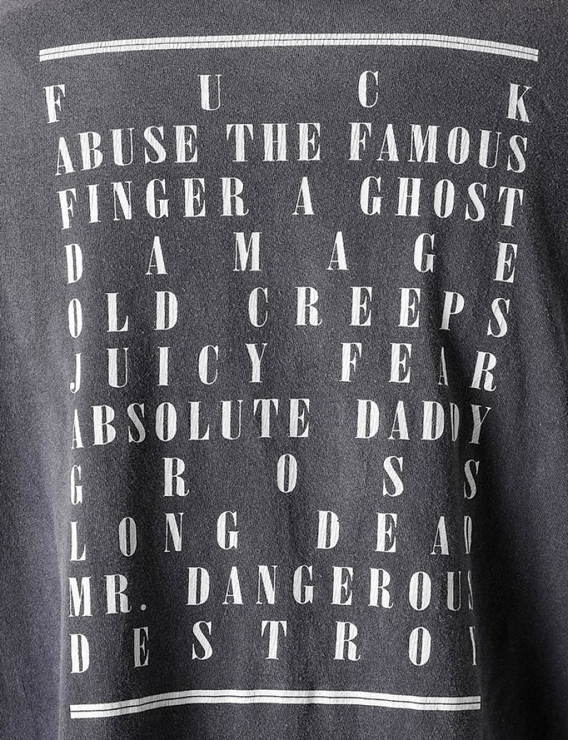 Saint Michael Tempest Graphic & Back Script Sweatshirt