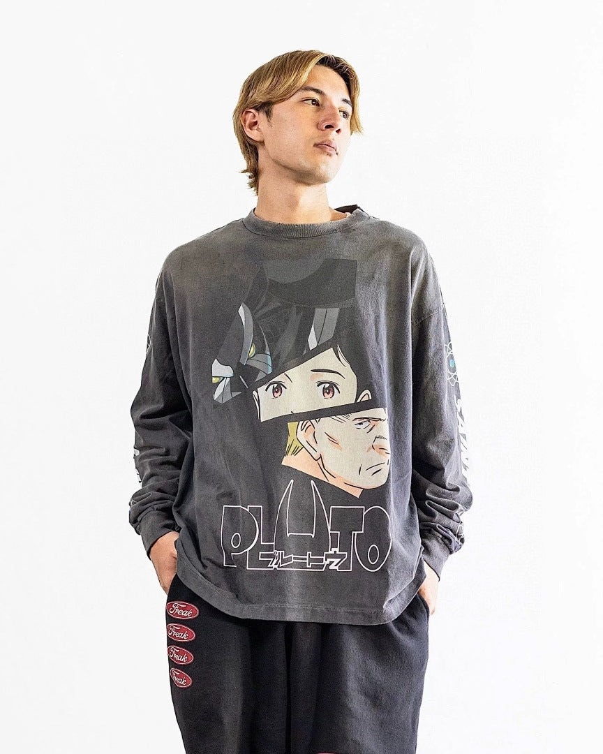 Saint Michael Character Artwork & Text Graphic Sweatshirt