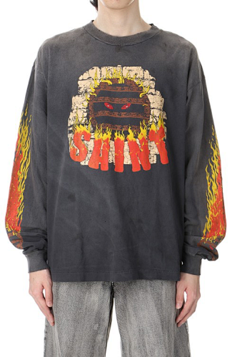 Saint Michael Live In Hell Graphic Vintage Sweatshirt