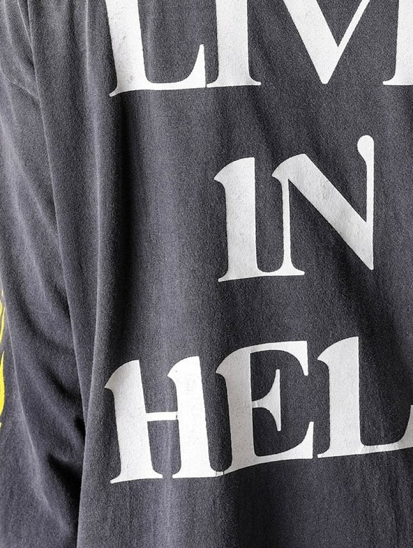 Saint Michael Live In Hell Graphic Vintage Sweatshirt