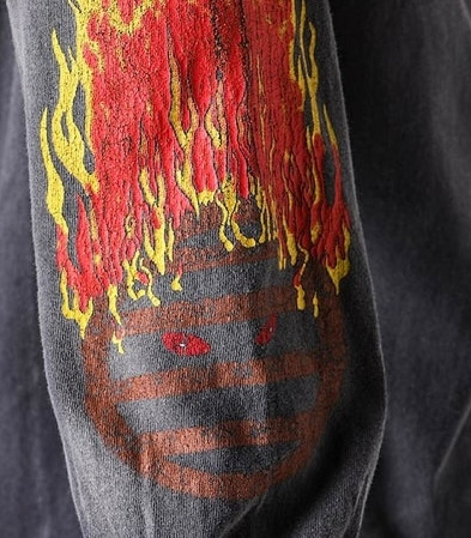 Saint Michael Live In Hell Graphic Vintage Sweatshirt