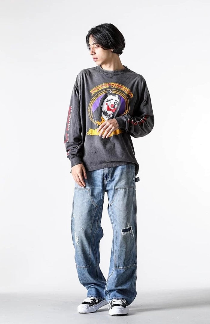Saint Michael Cross Graphic & Portrait Print Sweatshirt