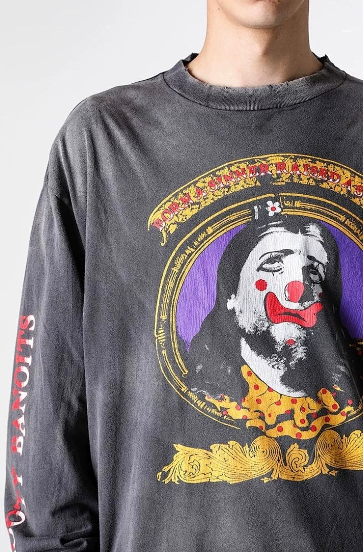 Saint Michael Cross Graphic & Portrait Print Sweatshirt