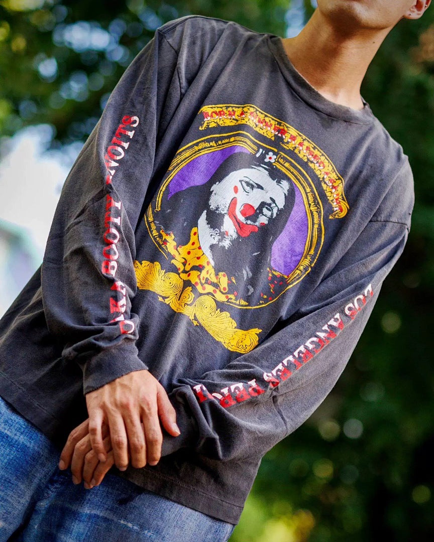 Saint Michael Cross Graphic & Portrait Print Sweatshirt