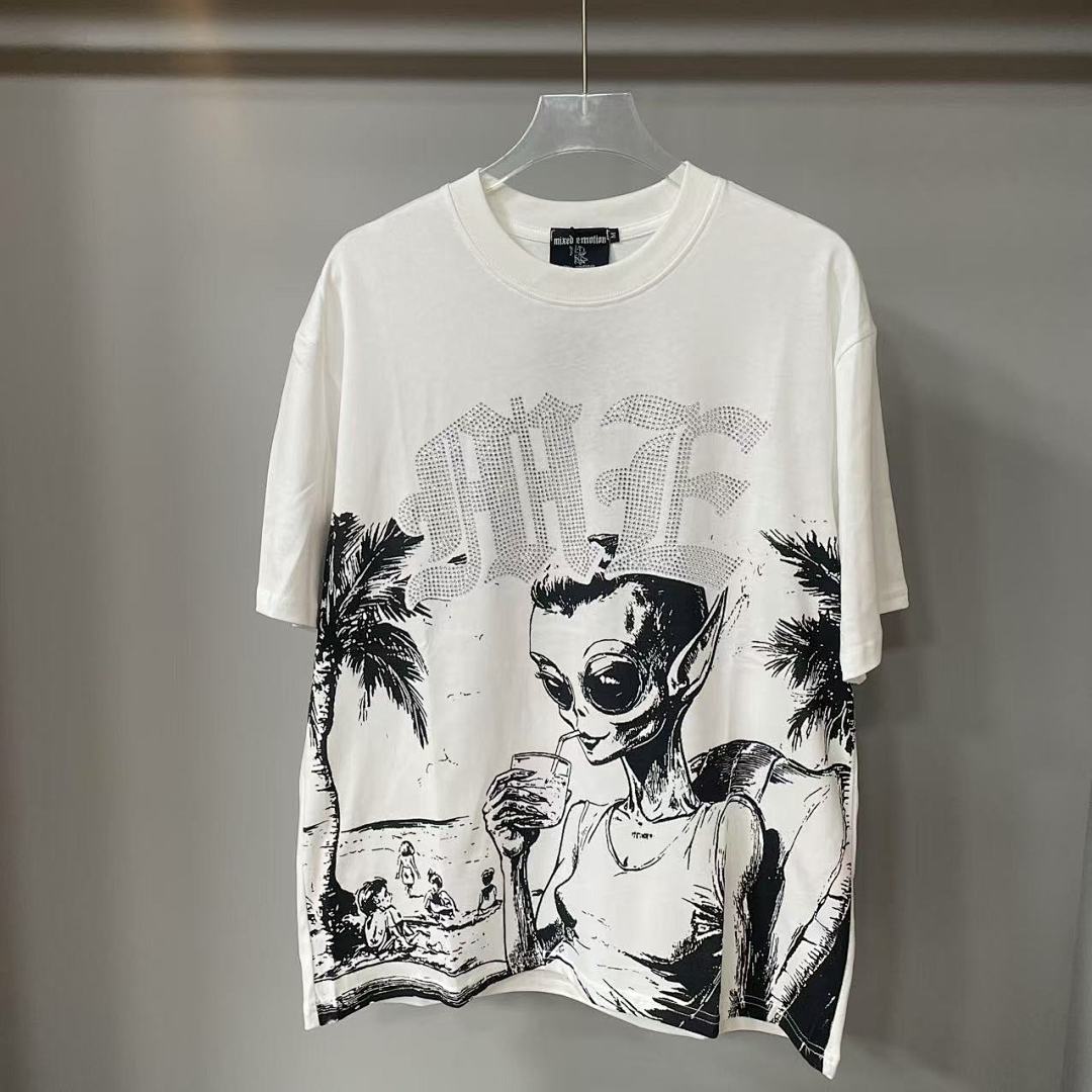 Mixed Emotion Graphic Illustration Tee