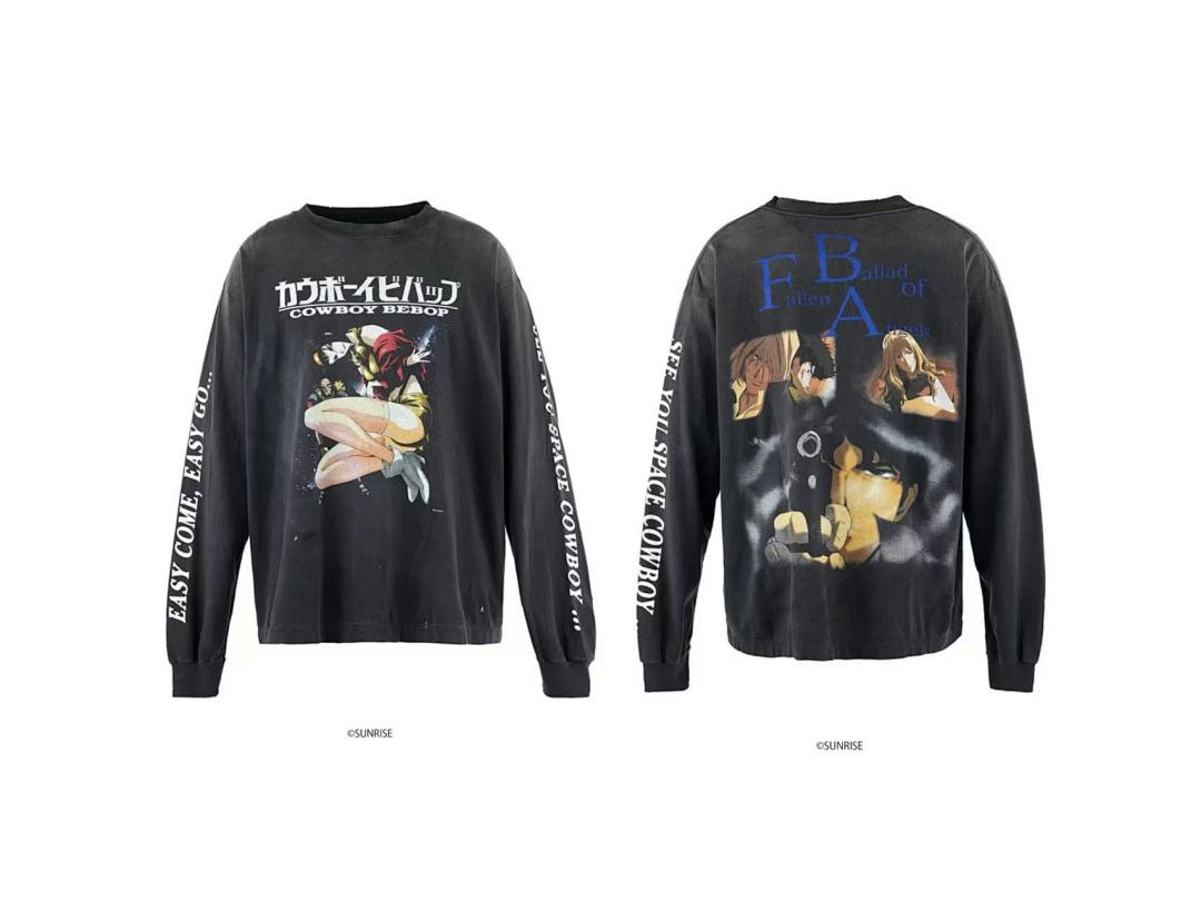 Saint Michael Multi-Patch Artwork Vintage Sweatshirt
