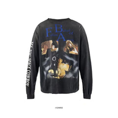 Saint Michael Multi-Patch Artwork Vintage Sweatshirt