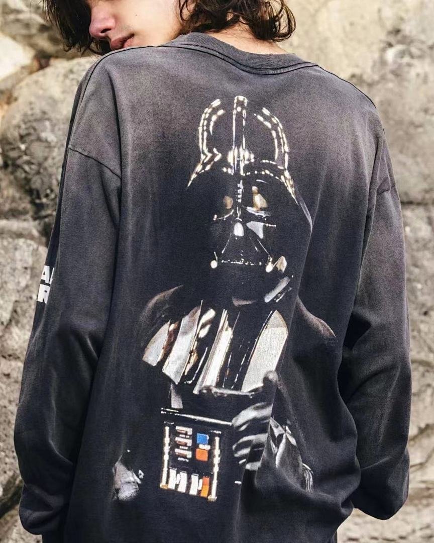Saint Michael Portrait Graphic & Back Illustration Sweatshirt