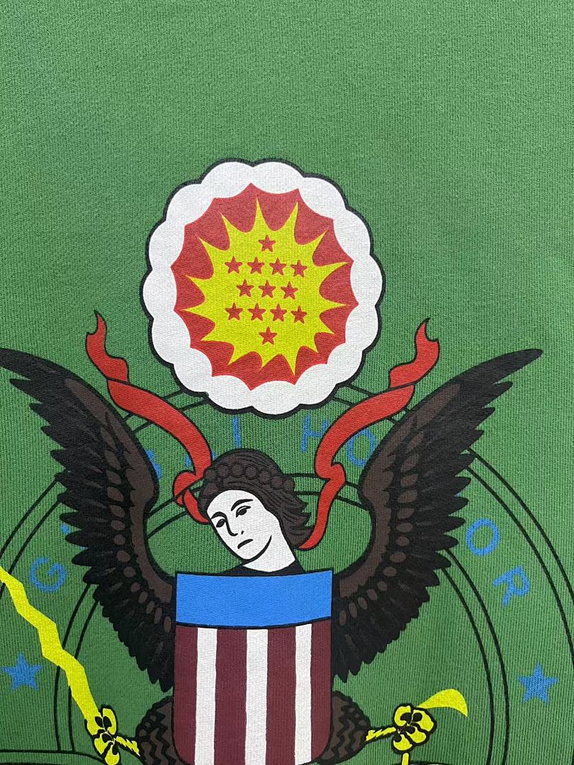 Saint Michael ST1012 Eagle Emblem Graphic Sweatshirt