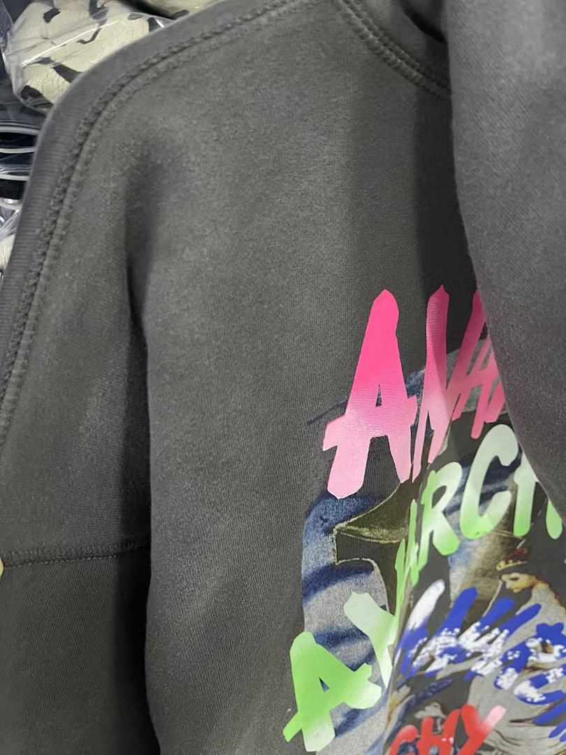 Saint Michael ST1041 Anarchy Graphic Hoodie