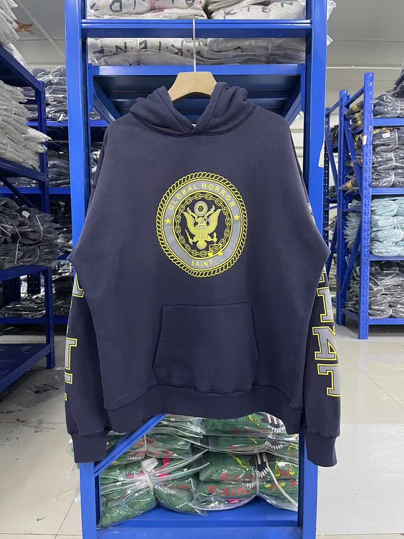 Saint Michael ST1032 Crest Graphic Hoodie