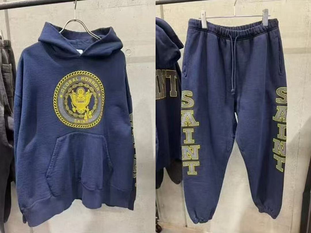Saint Michael ST1032 Crest Graphic Hoodie