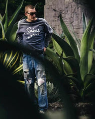 Saint Michael ST1031 Script Logo Sweatshirt