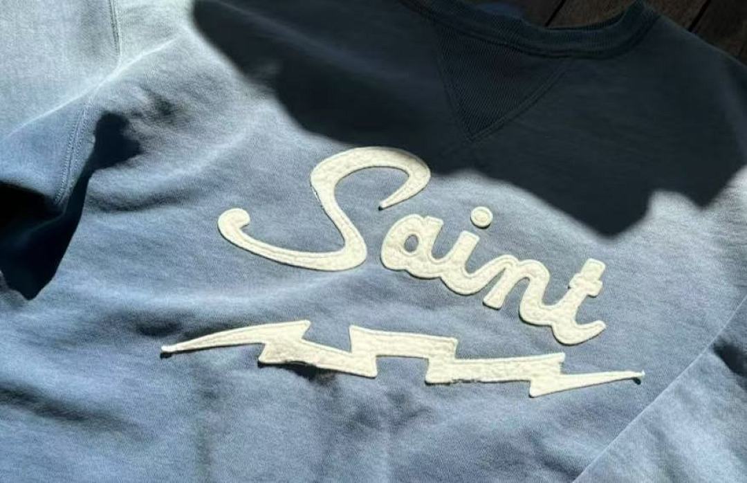 Saint Michael ST1031 Script Logo Sweatshirt