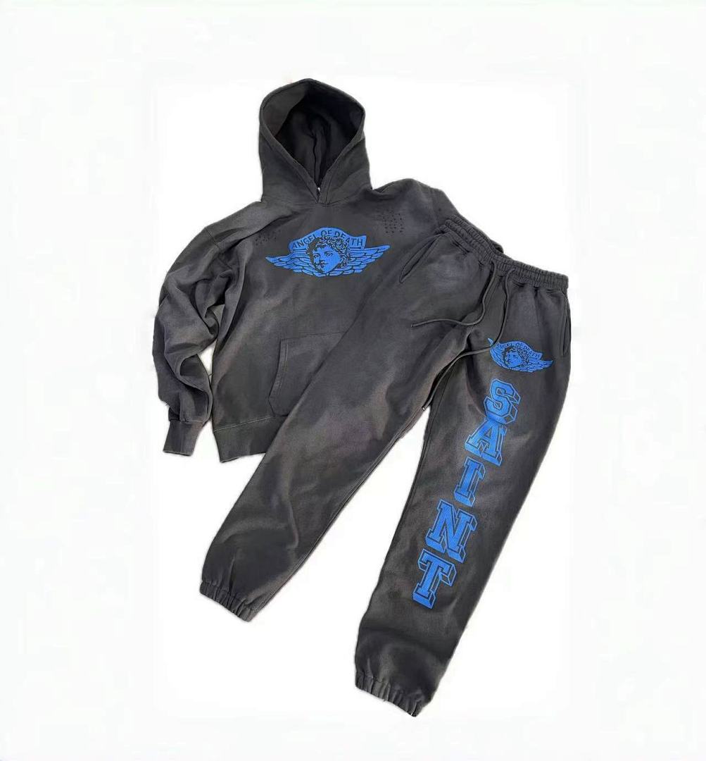 Saint Michael KST1037 Angel Wing Vertical Logo Sweatpants