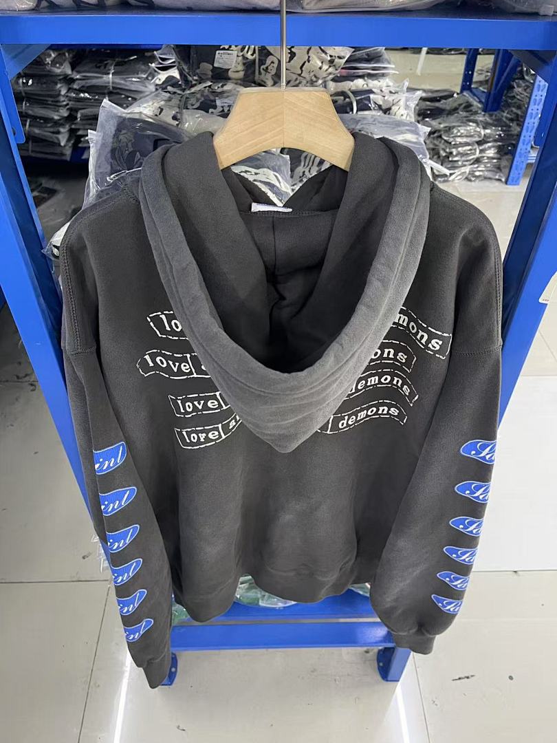 Saint Michael ST1034 Oval Logo Hoodie