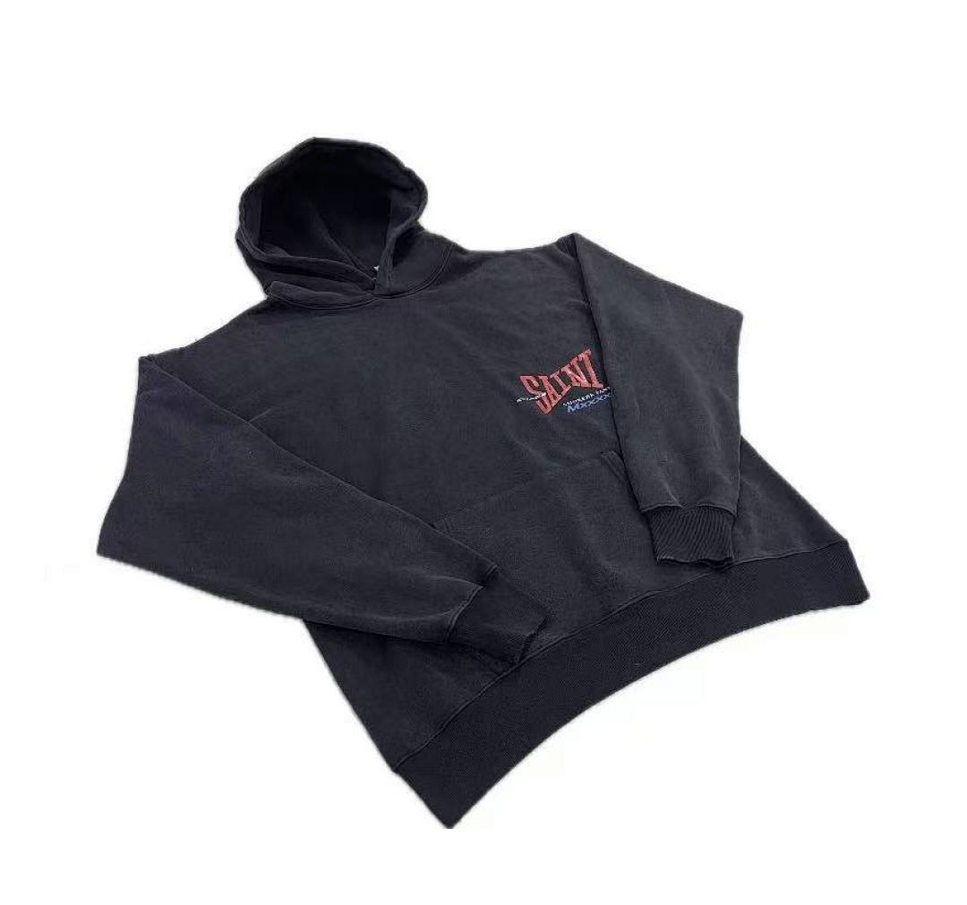 Saint Michael ST1021 Small Front Logo Hoodie