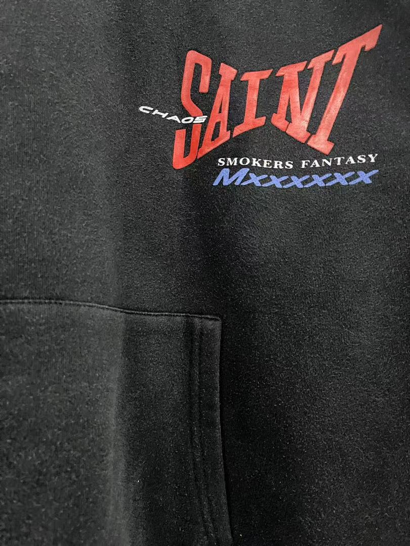 Saint Michael ST1021 Small Front Logo Hoodie