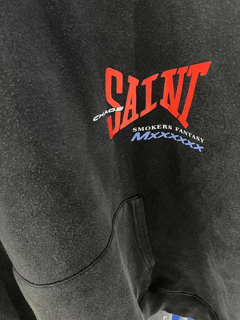 Saint Michael ST1021 Small Front Logo Hoodie