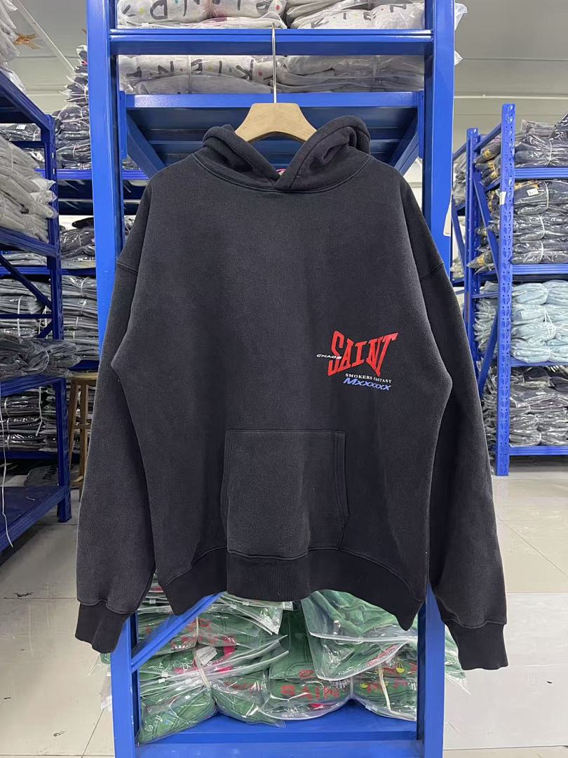 Saint Michael ST1021 Small Front Logo Hoodie