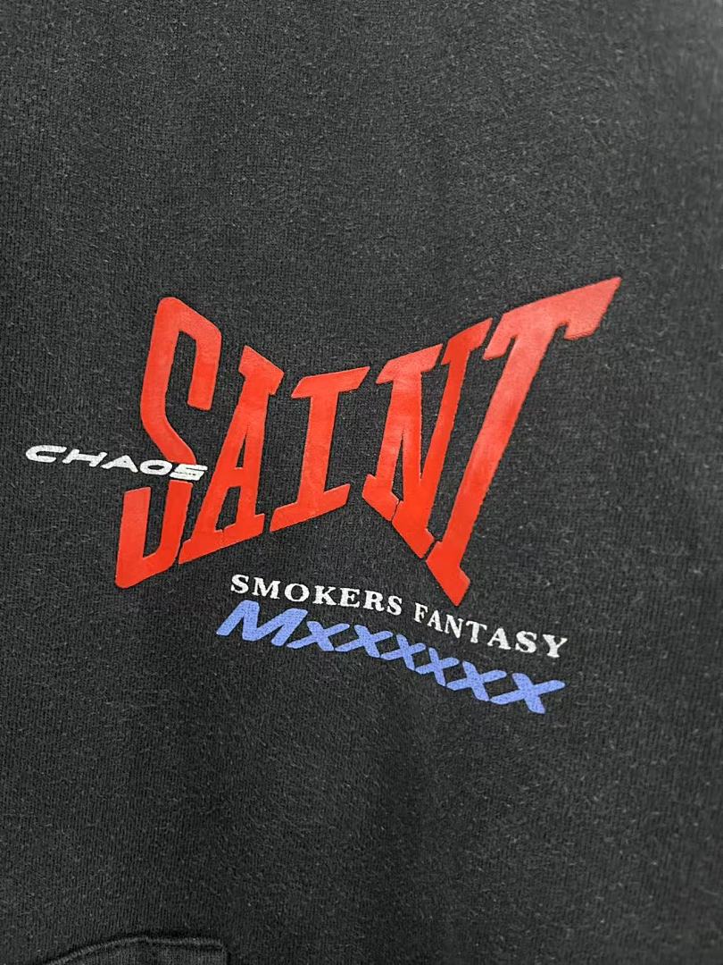 Saint Michael ST1021 Small Front Logo Hoodie
