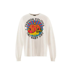 Saint Michael Circular Graphic Badge Print Sweatshirt