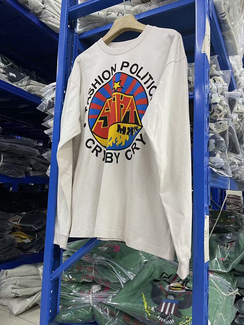 Saint Michael Circular Graphic Badge Print Sweatshirt
