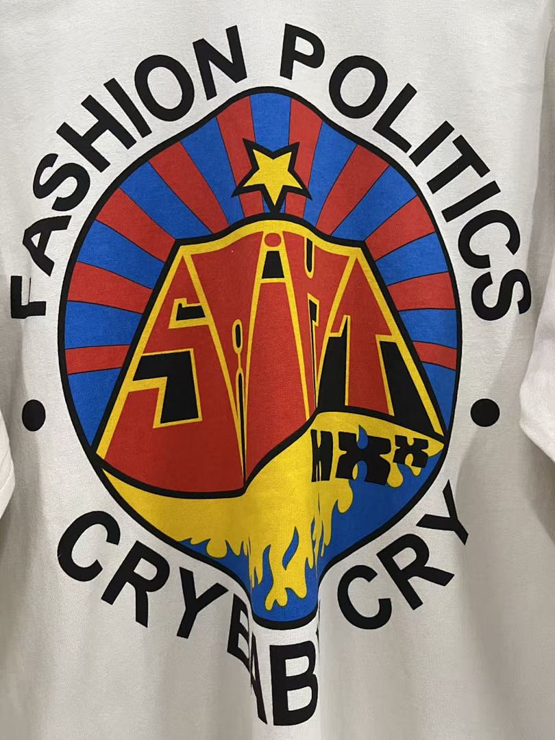 Saint Michael Circular Graphic Badge Print Sweatshirt
