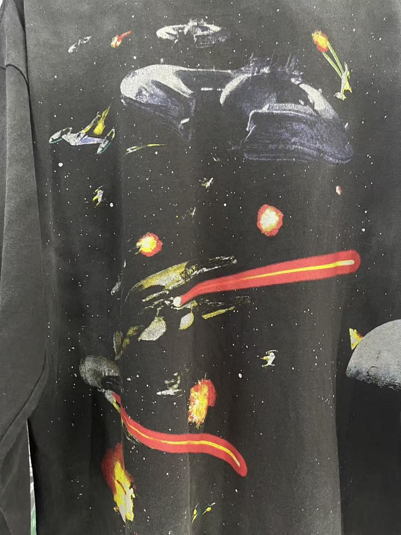 Saint Michael Rocket Graphic & Multi-Print Sweatshirt