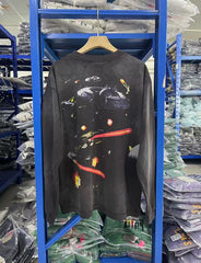 Saint Michael Rocket Graphic & Multi-Print Sweatshirt