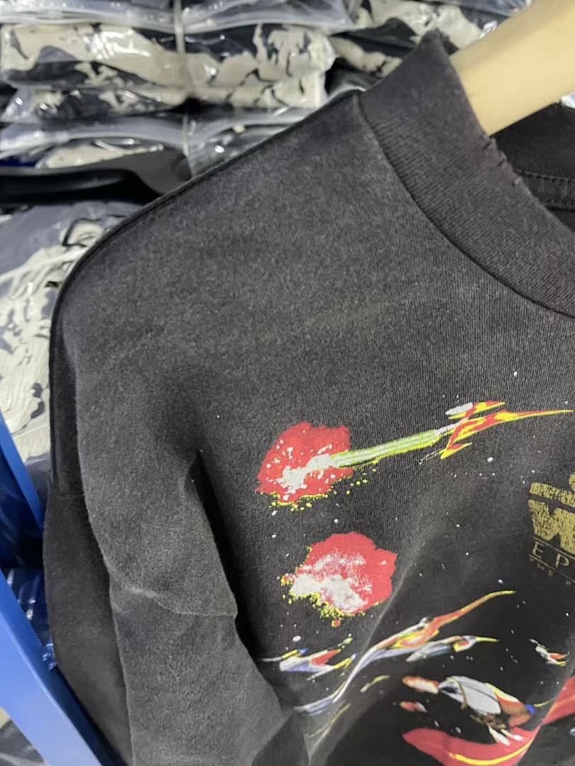 Saint Michael Rocket Graphic & Multi-Print Sweatshirt